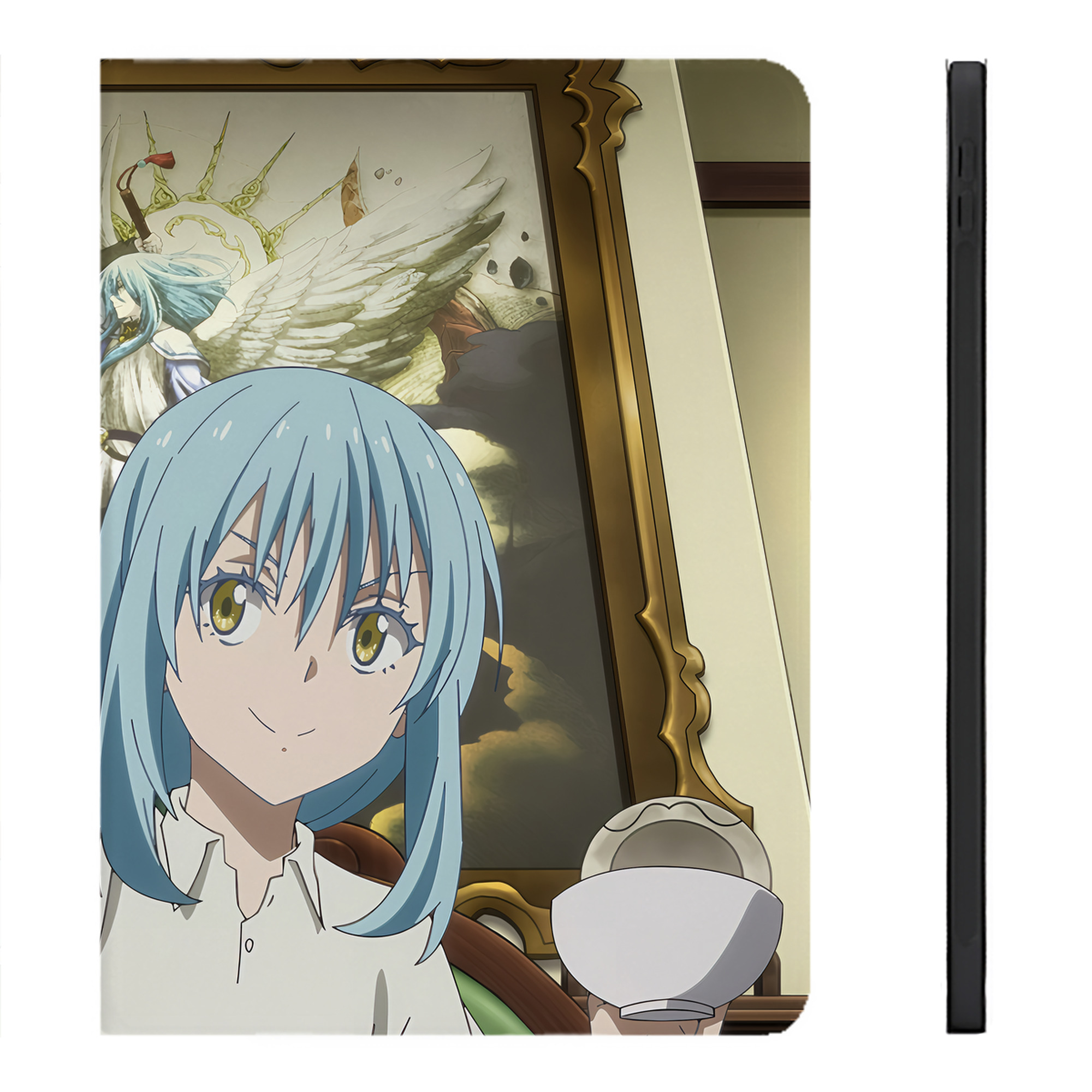 （画像用） 転スラ Regarding Reincarnated to Slime IPadケース ペンホルダー付き ブックスタイルデザイン